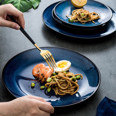 Plato de Cerámica Europeo Multiusos - Diseño Elegante para Mesa - Image 2
