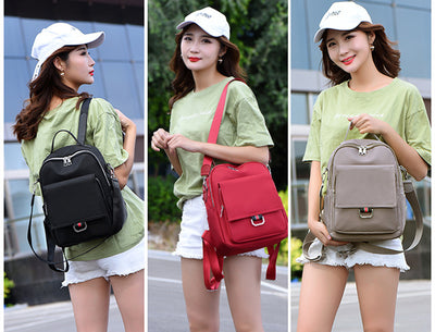 Mochila Escolar Multifuncional Estilo Coreano con Tela Oxford - Image 15