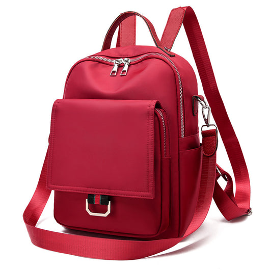 Mochila Escolar Multifuncional Estilo Coreano con Tela Oxford