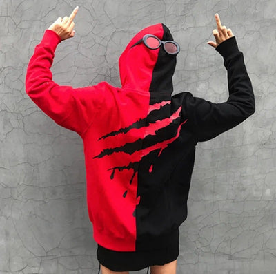 Sudadera Deportiva con Capucha y Bloques de Color para Hombre - Image 3