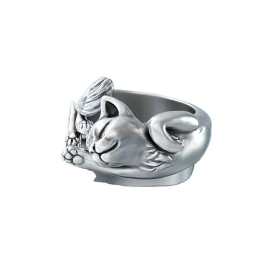 Anillo de Rosa 3D para Mujer - Diseño Vintage Clásico