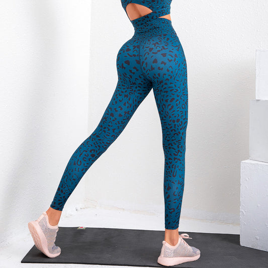 Leggings Deportivos Estampados Cintura Alta con Efecto Push Up - Secado Rápido