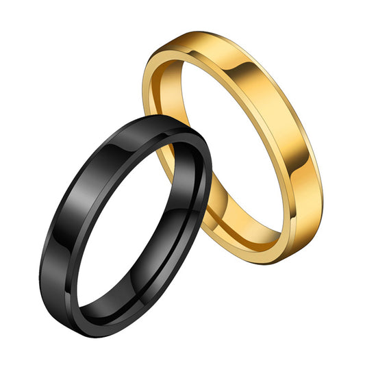 Anillo de Acero Inoxidable Dorado para Hombre y Mujer - Joya Elegante y Versátil - Image 2
