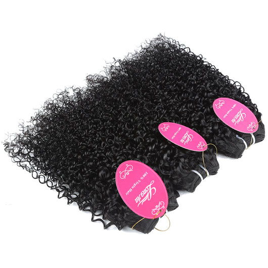 Paquetes de Cabello Rizado Brasileño Natural - Rizos Kinky Teñibles - Image 2