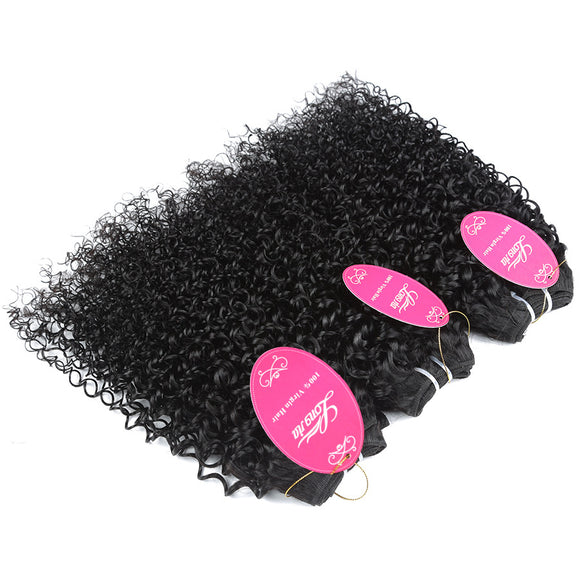 Paquetes de Cabello Rizado Brasileño Natural - Rizos Kinky Teñibles