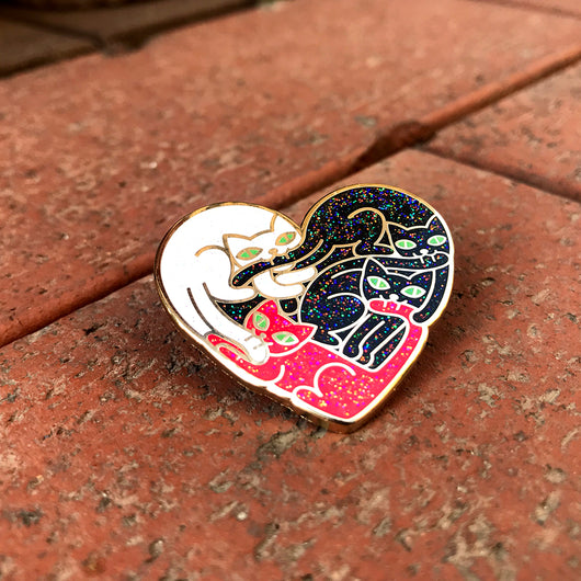 Broche Gato Amor Diseño Original Estilo Instagram Tendencia Cute - Image 2