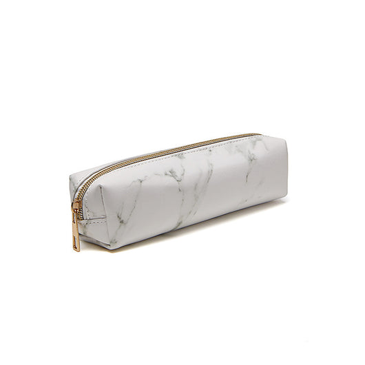 Set de Brochas de Maquillaje Premium con Bolsa de Cuero PU y Diseño Marmolado - Image 6