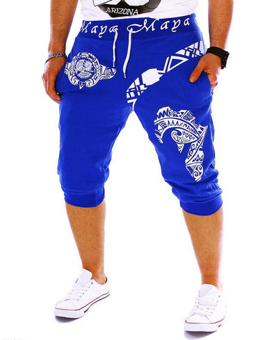 Pantalones Casuales Holgados con Estampado Retro para Hombre - Image 3