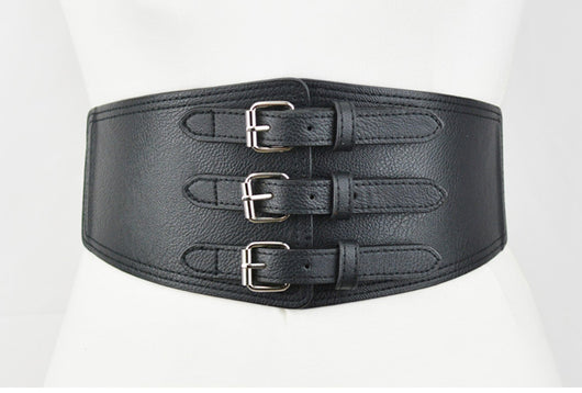 Cinturón Decorativo Elástico de Cuero para Chaqueta Acolchada Mujer - Image 7