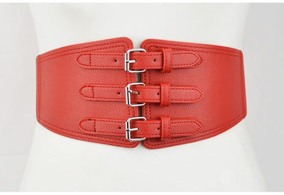 Cinturón Decorativo Elástico de Cuero para Chaqueta Acolchada Mujer - Image 10