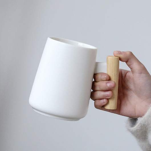 Taza de Oficina Retro Cerámica Negro y Blanco con Tapa - Image 20