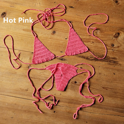 Traje de Baño Tejido a Mano - Bikini Artesanal Exclusivo - Image 3