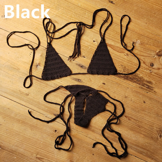Traje de Baño Tejido a Mano - Bikini Artesanal Exclusivo - Image 11