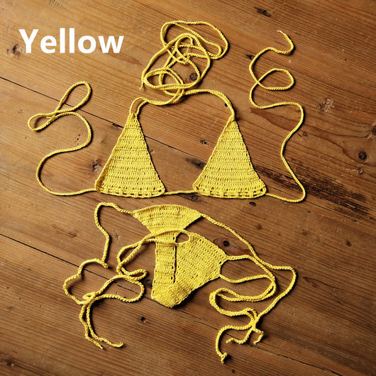 Traje de Baño Tejido a Mano - Bikini Artesanal Exclusivo - Image 12