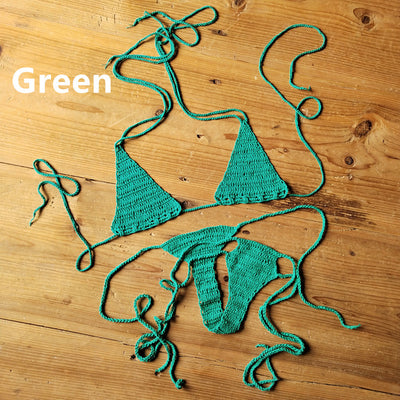 Traje de Baño Tejido a Mano - Bikini Artesanal Exclusivo - Image 9