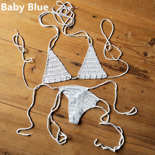 Traje de Baño Tejido a Mano - Bikini Artesanal Exclusivo - Image 13
