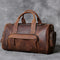 Bolsa de Viaje Cuero Vintage Retro - Equipaje de Mano Unisex Europeo