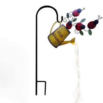 Lámpara Decorativa Estrella de Hierro Forjado para Jardín - Image 8