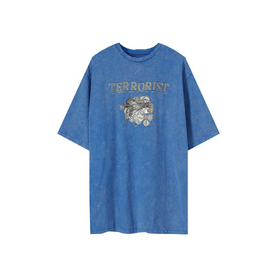 Camiseta Retro Vintage con Monedas Doradas para Hombre - Image 7