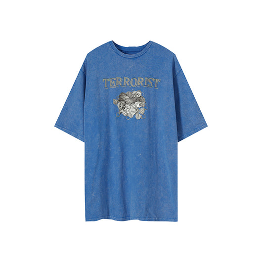Camiseta Retro Vintage con Monedas Doradas para Hombre - Image 3