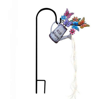 Lámpara Decorativa Estrella de Hierro Forjado para Jardín - Image 5