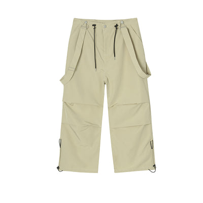 Pantalones Deportivos Hombre Cintura Ajustable Corte Recto Negro Estilo Casual - Image 6