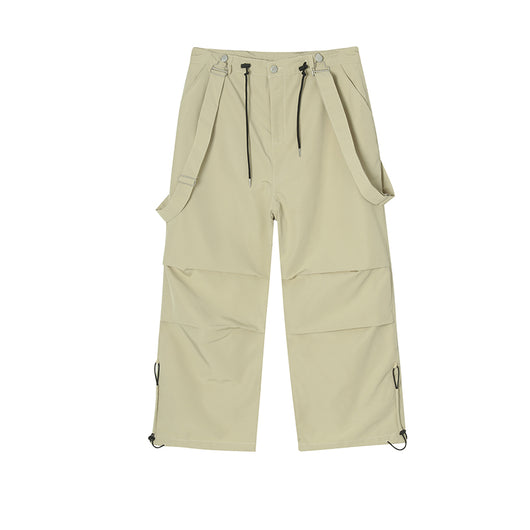 Pantalones Deportivos Hombre Cintura Ajustable Corte Recto Negro Estilo Casual - Image 6