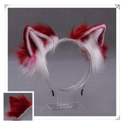 Diadema Orejas de Gato Lolita Japonesa - Accesorios de Cabello Artesanal de Felpa - Image 8
