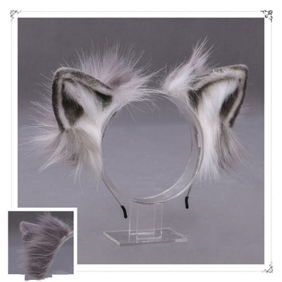 Diadema Orejas de Gato Lolita Japonesa - Accesorios de Cabello Artesanal de Felpa - Image 4