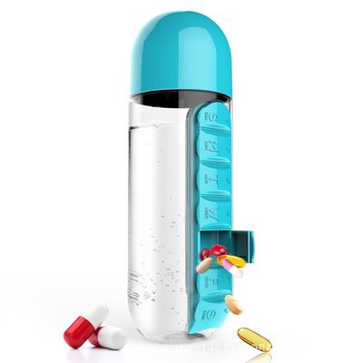 Botella Dispensadora 2 en 1 para Medicinas y Agua - Image 12