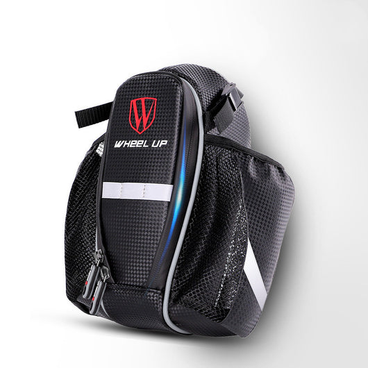 Bolsa Trasera Impermeable para Bicicleta con Compartimento para Botella y Teléfono - Image 9