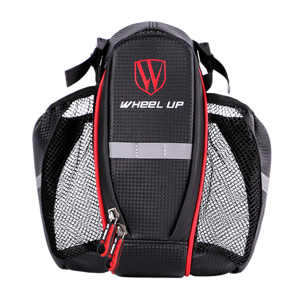Bolsa Trasera Impermeable para Bicicleta con Compartimento para Botella y Teléfono