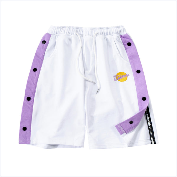Shorts Deportivos Holgados con Detalles de Color - Pantalones Cortos Cinco Cuartos Unisex Tendencia Verano - Image 2