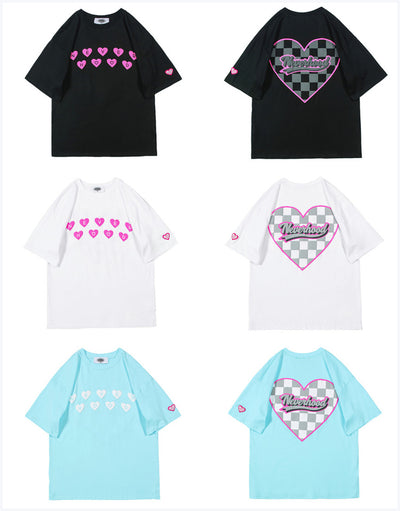 Blusa Cuadros Simple Love Manga Corta - Image 14