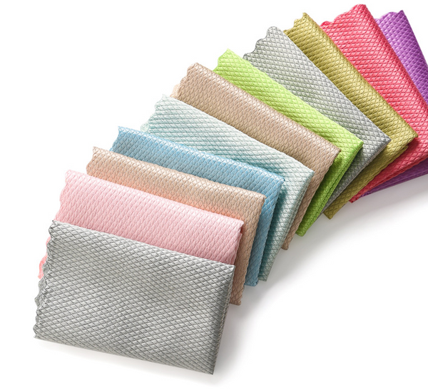 Paño de Microfibra Escama de Pez para Cocina - Absorbente y Eficiente