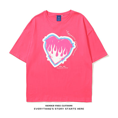 Camiseta Estampado Amor Unisex de Manga Corta - Image 7