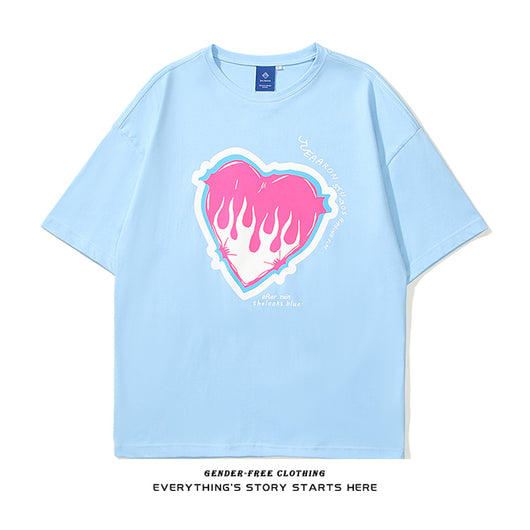 Camiseta Estampado Amor Unisex de Manga Corta - Image 10