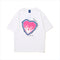 Camiseta Estampado Amor Unisex de Manga Corta