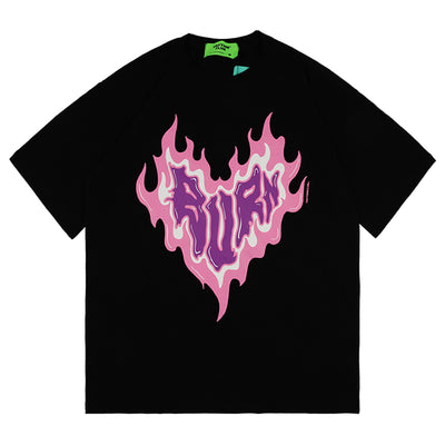 Camiseta Estampado Carta de Amor Manga Corta - Image 6