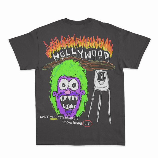 Playera Estampada Graffiti Verano - Manga Corta