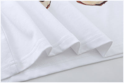 Playera Suelta Estampado Oso Love Tendencia Nacional Verano Unisex - Image 9