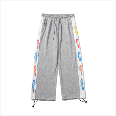 Pantalones Estampados con Cintura Ajustable - Corte Recto Unisex - Image 11