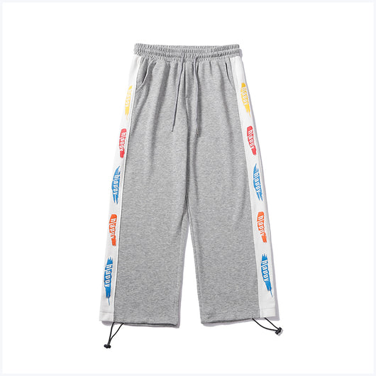 Pantalones Estampados con Cintura Ajustable - Corte Recto Unisex - Image 11