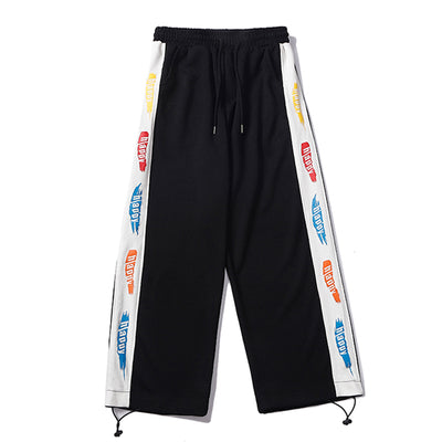 Pantalones Estampados con Cintura Ajustable - Corte Recto Unisex - Image 10