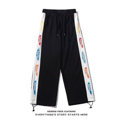 Pantalones Estampados con Cintura Ajustable - Corte Recto Unisex - Image 4