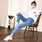 Plus Size High Waisted Relaxed Fit Jeans for Women