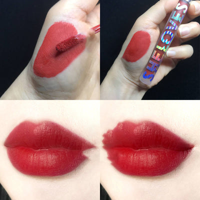 Gloss Labial Mate Terciopelo Color Té con Leche - Fórmula Larga Duración - Image 3