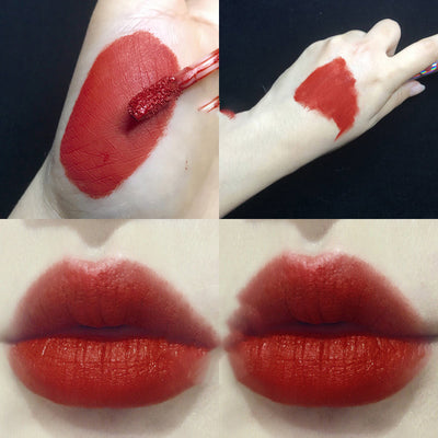 Gloss Labial Mate Terciopelo Color Té con Leche - Fórmula Larga Duración - Image 2
