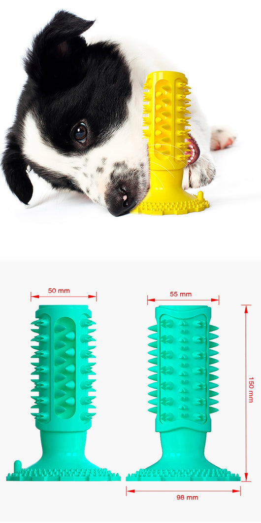 Juguete Masticable Limpiador Dental para Perros con Ventosa - Image 25