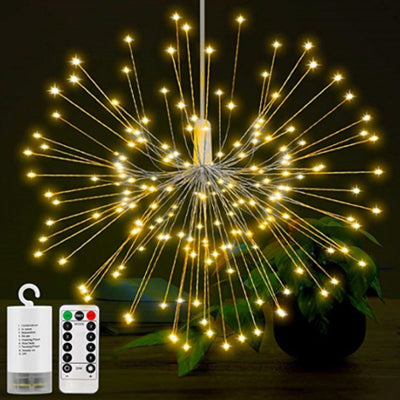 Luces Explosivas Estrella Plateada - Efecto Fuego Artificial - Image 8